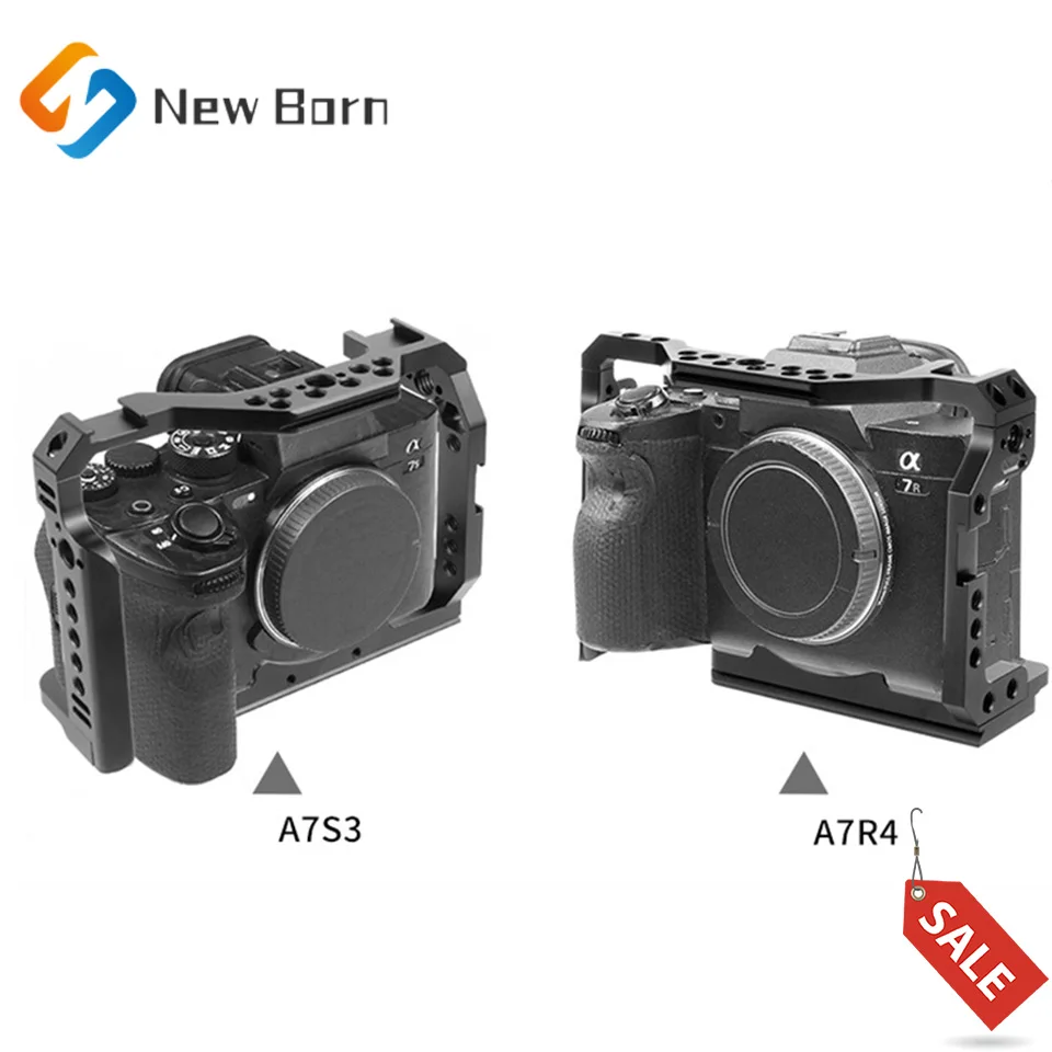 

Suitable for Sony A7S3/A7R4 SLR Camera All Inclusive Rabbit Cage Aluminum Alloy Frame Handle Photography Accessories