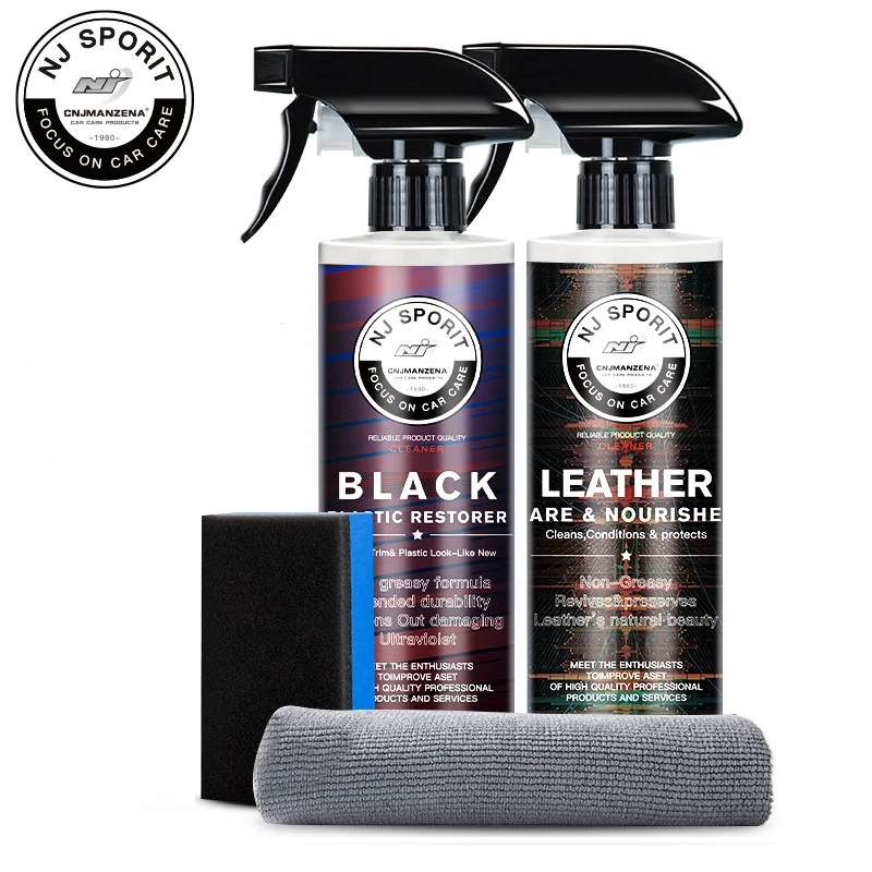 Car Interior Parts Plastic Renovator Leather Finish Polish Care Repair