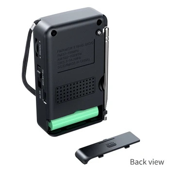 Emergency Pocket Radio FM AM SW Radio Built-in Speaker Transistor Radio Radio Player for Indoor Outdoor Walk Jogging Gym Camping 5