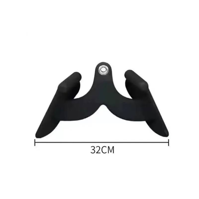 Home Gym Fitness Rowing T-bar V-bar Pulley Cable Machine Attachments Bicep Curl Tricep Lat pulldown Bar Back Training Grips, gym accessories,fitness workout handle,fitness cable pulley