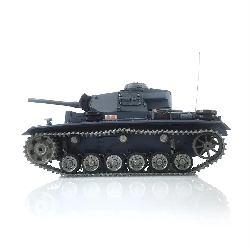 Henglong 7.0 플라스틱 독일 Panzer III L RC 탱크 모델, IR 전투 TH17339-SMT7 3848 전투, 2.4G, 1/16 체중계