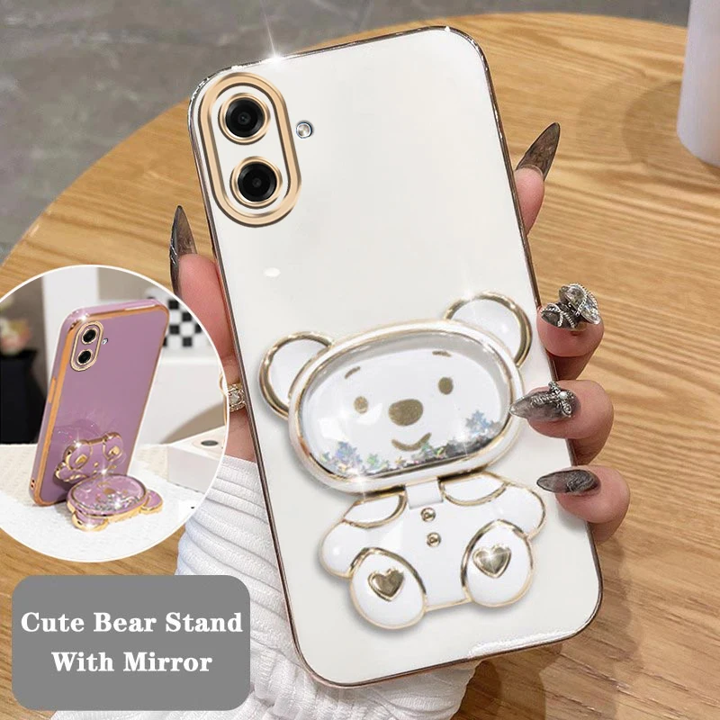Raccoon Stand Plating Phone Case Cover