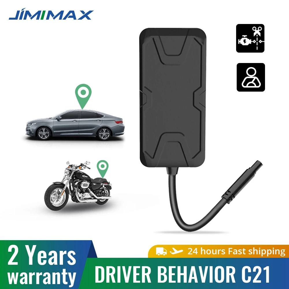 GPS Tracker Car Tracker JIMIMAX JM-C21 Mini Gps Real-time Car Locator 9-90V Anti-thieft Multi Alarms Position With APP/PC Waterproof Tracking Device