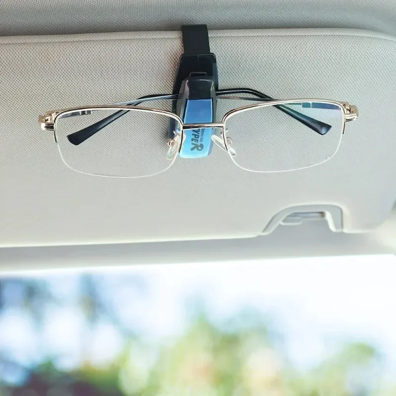Clip Porta Occhiali Da Sole Per Auto Con Strass: Organizer Da Visiera Con Cristalli, Accessorio Auto Colorato E Brillante Per Uomo E Donna