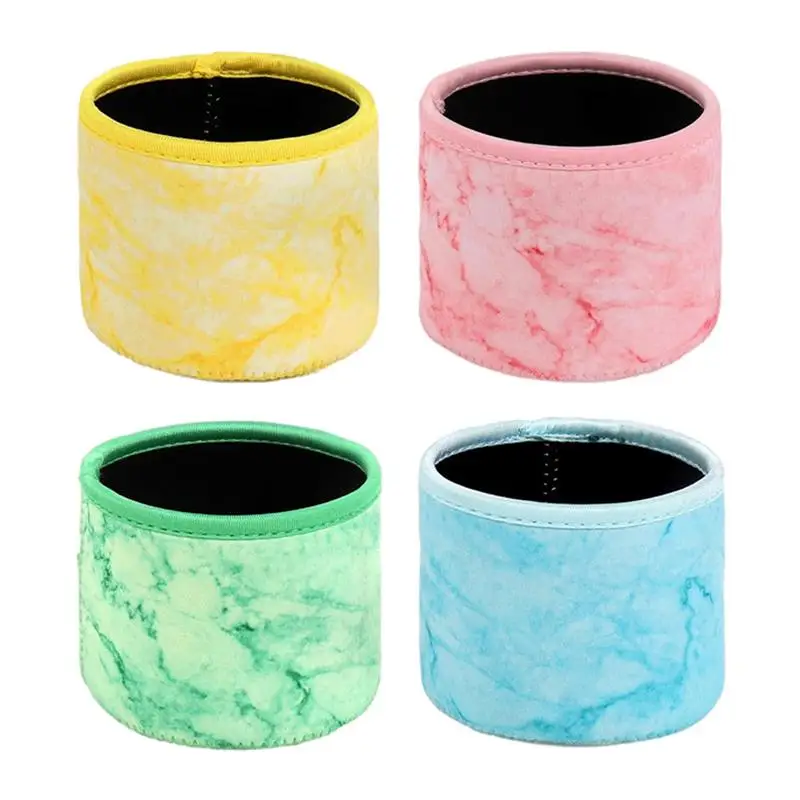 

4pcs Ice Cream Neoprene Sleeve Insulated Pint Ice Cream Sleeve Reusable Neoprene Covers for Keeping food item cold & fresh