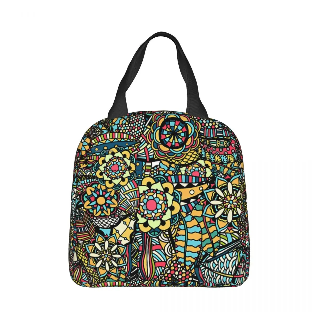 

Уникальный Ланчбокс с Африканским принтом, этническая африканская детская Алюминиевая сумка, портативный Ланчбокс из фольги