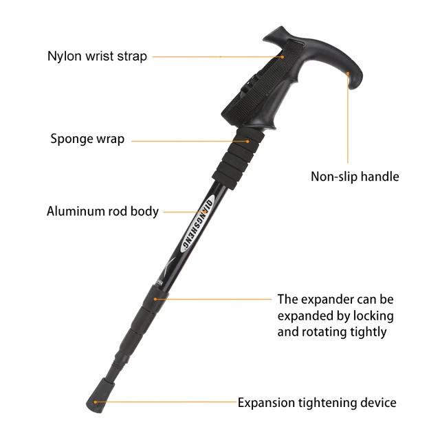 Folding Trekking Hiking Pole 3