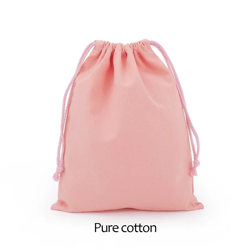 Eco-Friendly Cotton Blend Drawstring Gift Bags for Candy Storage and Home Organization