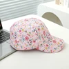 Baby Girls Baseball 2024 Summer School Cartoon Flowers Children Outdoor Kids Caps for 2-8Years Adjustable Sports Hats Cotton 4