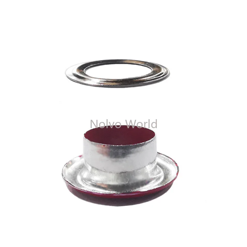 100PCS 3/4/4.5/6/8/10MM Metal Eyelets With Washer Repair Grommet For Leather Crafts Bags Shoes Cloth Round Eye Rings Accessories