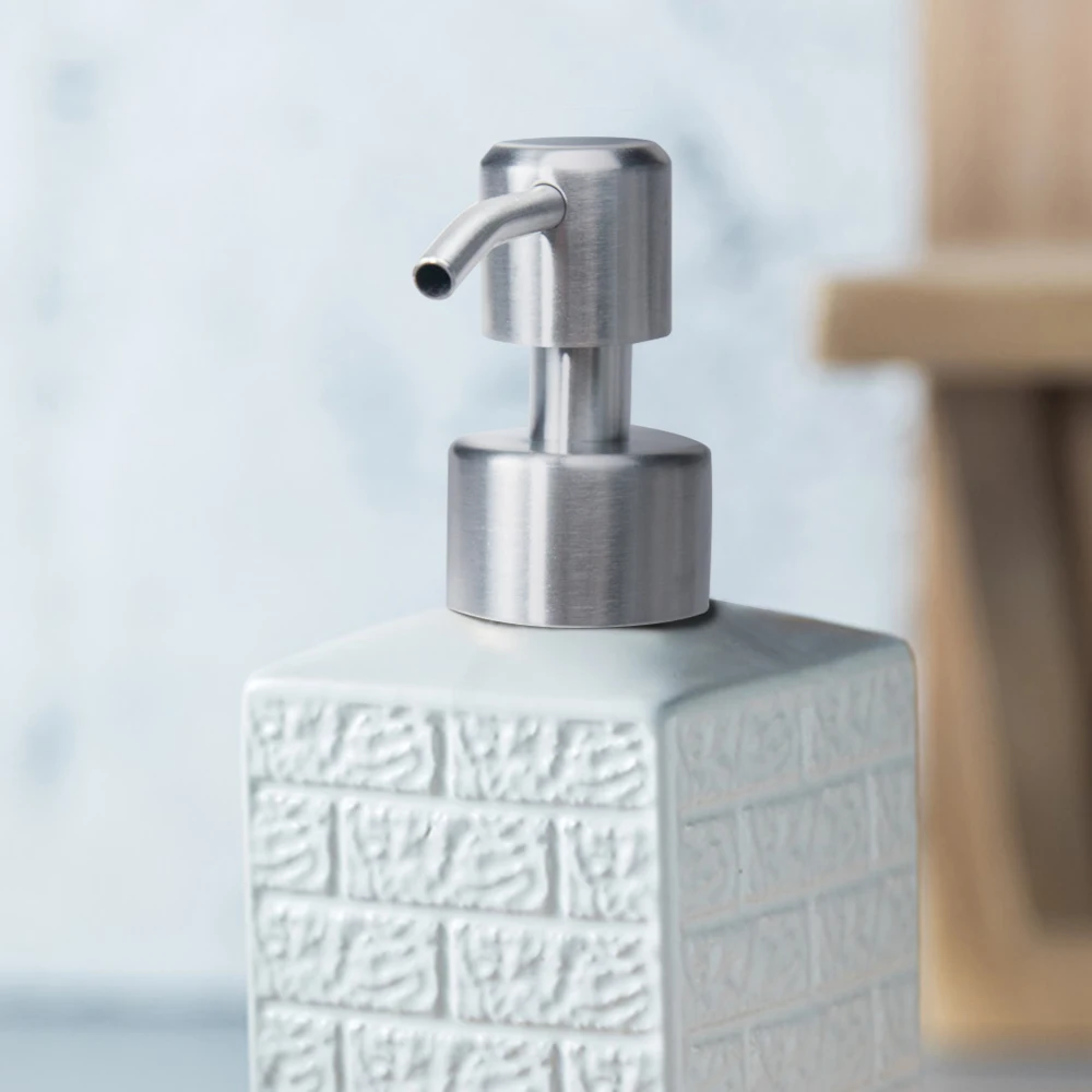 Hand Soap Dispenser Nozzle Kitchen Stainless Steel Foam Sink Liquid Soap Dispenser Nozzle Accessories Bathroom Supplies soap dispenser,soap pump,soap dispenser head