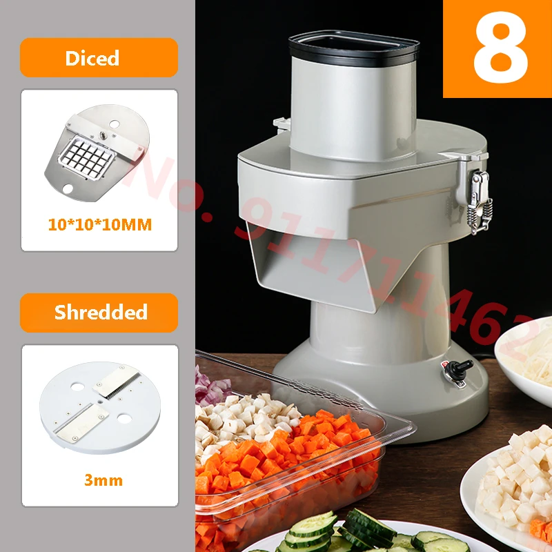 Commercial Vegetable Cutter Electric Vegetable Shredder Chopper Automatic  Vegetable Cutting Machine - Price history & Review, AliExpress Seller -  Li's Appliances Store