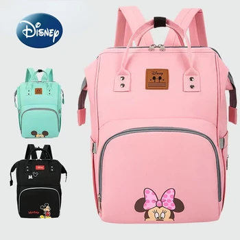 Disney Mickey Mochila Pañalera para Maternidad y Viaje de Gran Capacidad