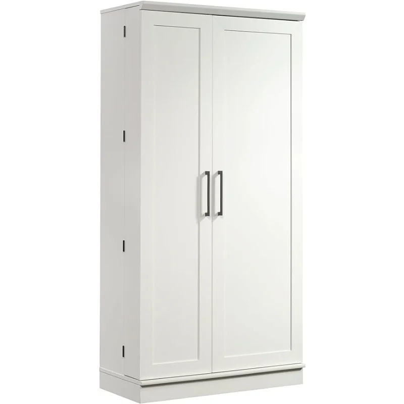 

Sauder HomePlus Storage Pantry cabinets, L: 35.35" x W: 17.09" x H: 71.22", Soft White finish