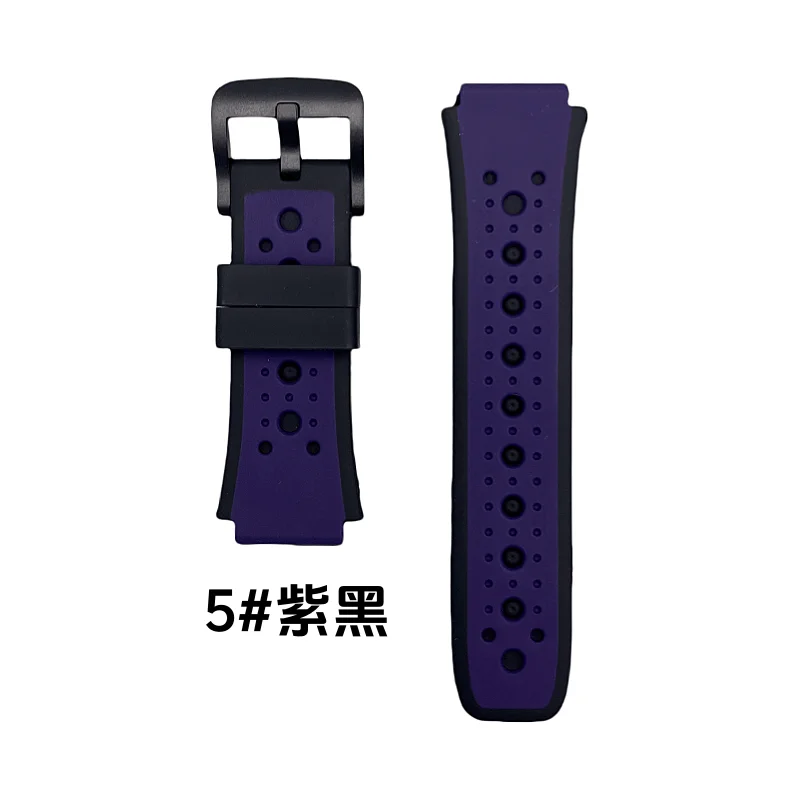 Universal 18mm Waterproof Silicone Smart Sport Watch Strap