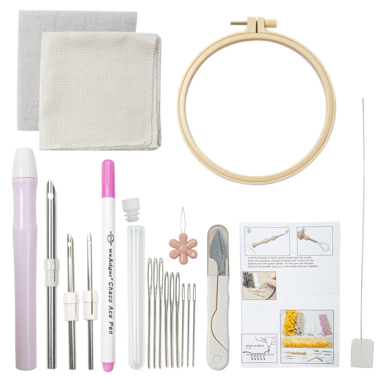 Punch Needle Embroidery Kit 1
