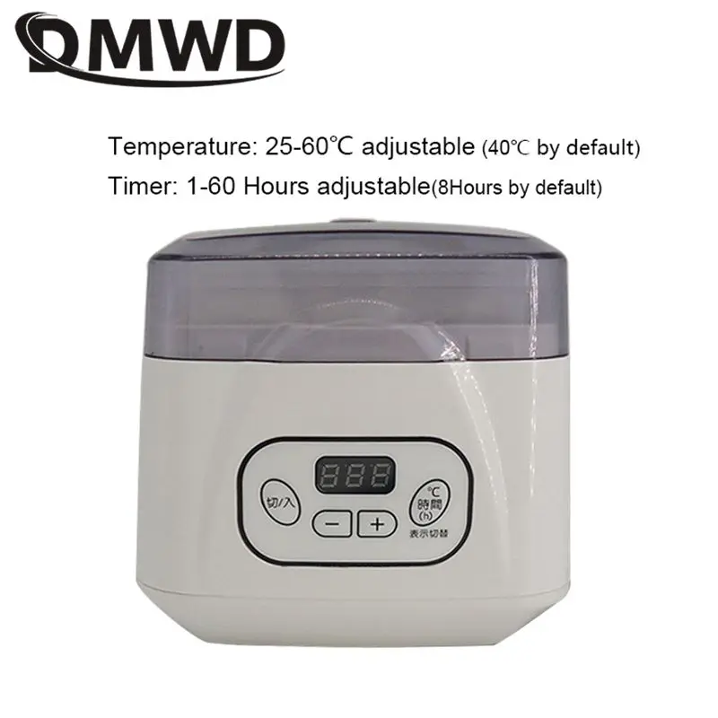 110V/220V Automatic Electric Yogurt Maker Temperature control Thermostatic Fermenter Multifunctional Yogurt Natto Machine Timer 2