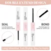 GEMERRY 10ml 2in1 Lash Bond&Seal Cluster Lash Glue for DIY Eyelash Extension Long Retention Waterproof Glue for Lash Clusters 2