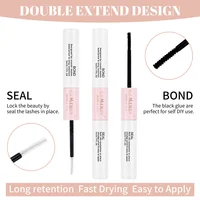 GEMERRY 10ml 2in1 Lash Bond&Seal Cluster Lash Glue for DIY Eyelash Extension Long Retention Waterproof Glue for Lash Clusters 2