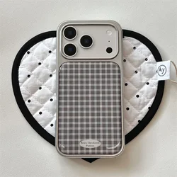 Sleek Grey Electroplated Drip Glue Phone Case - Modern Y2K Design Cover - Samsung S26 Fe (A)