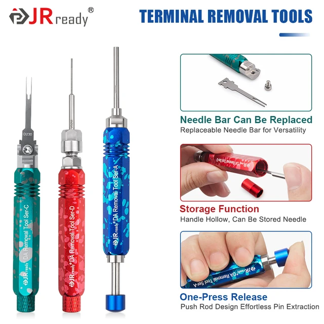 JRready ST5266 Electrical Pin Removal Tool Kit for AMP/Metri Pack/Weather  Pack/DT Serie Connector, Car Repair Pin Extractor Tool - AliExpress