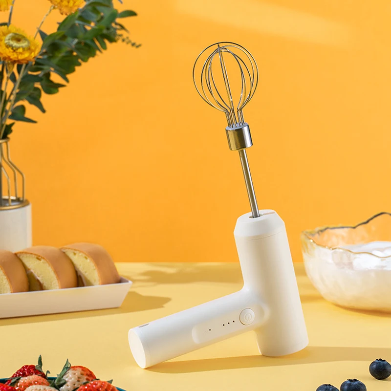 USB Electric Milk Frother Multifunction Portable Eggbeater Coffee Maker Whisk Mixer For Drink Cappuccino Cream Handheld Foamer 3