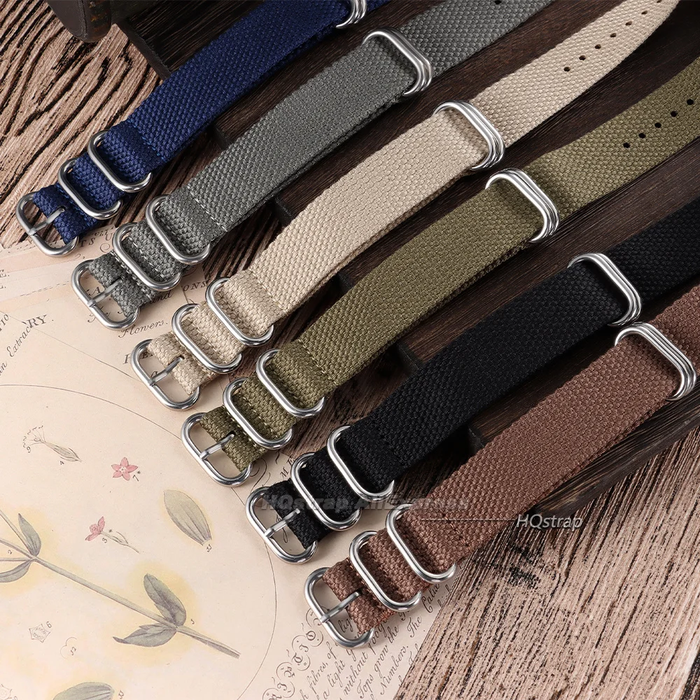 Premium Nylon Woven Watch Strap - Sport Wristband
