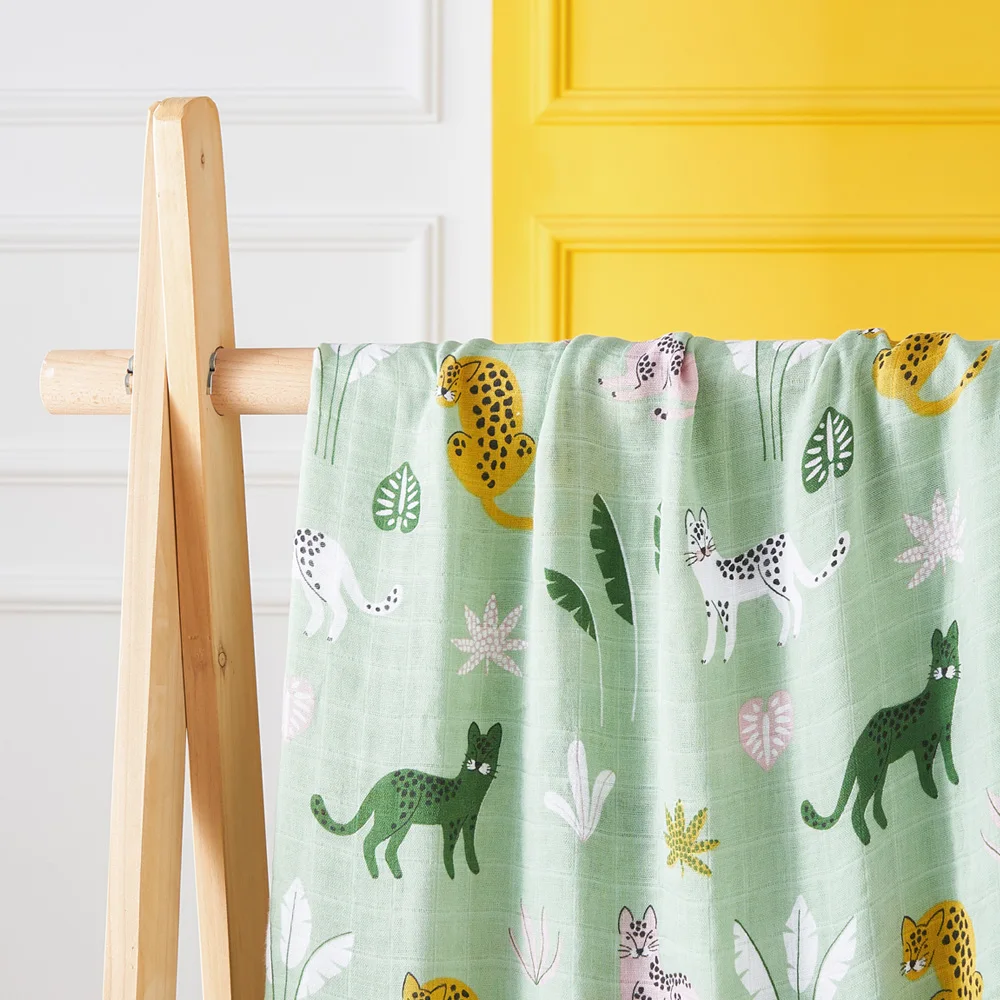 Kangobaby #My Soft Life# New Design Bamboo Cotton Muslin Swaddle Baby Blanket Nursing Cover Super Comfortable Newborn Wrap 2
