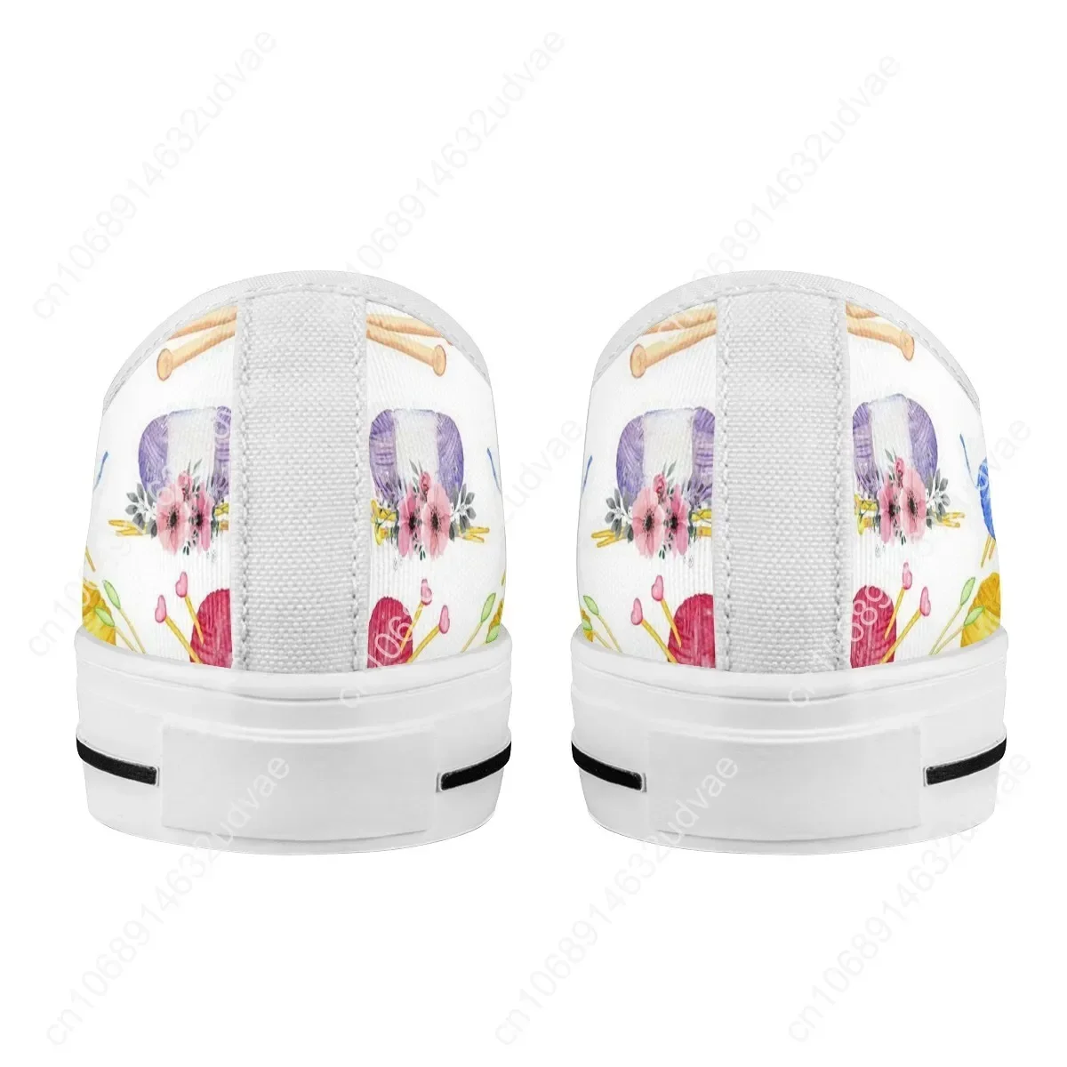 Sketch Dinasour T-rex Floral Summer Women Sneakers White Canvas Shoes Fashion Vulcanize Flats Ladies Female Sports Shoes