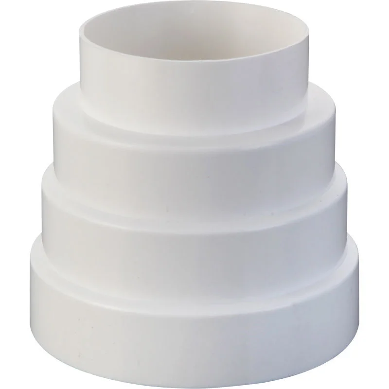 Exhaust hose adapter pipe Connector plastic reduction check valve 80-200 mm Duct Reducer for Air Ventilation Systems Hardware
