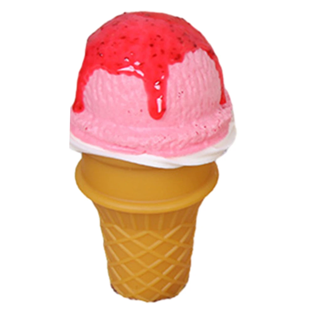 

Simulation Ice Cream Model Realistic Artificial Ice Cream Cone Fake Food Dessert Shop Window Display Model Photo Props Kids Toy