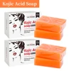 2/4PCS Kojic Acid Soap Face Body Care Handmade Soap For Women Men Facial Foam Cleansing Moisturizing Whitening Soap Beauty Tools 1
