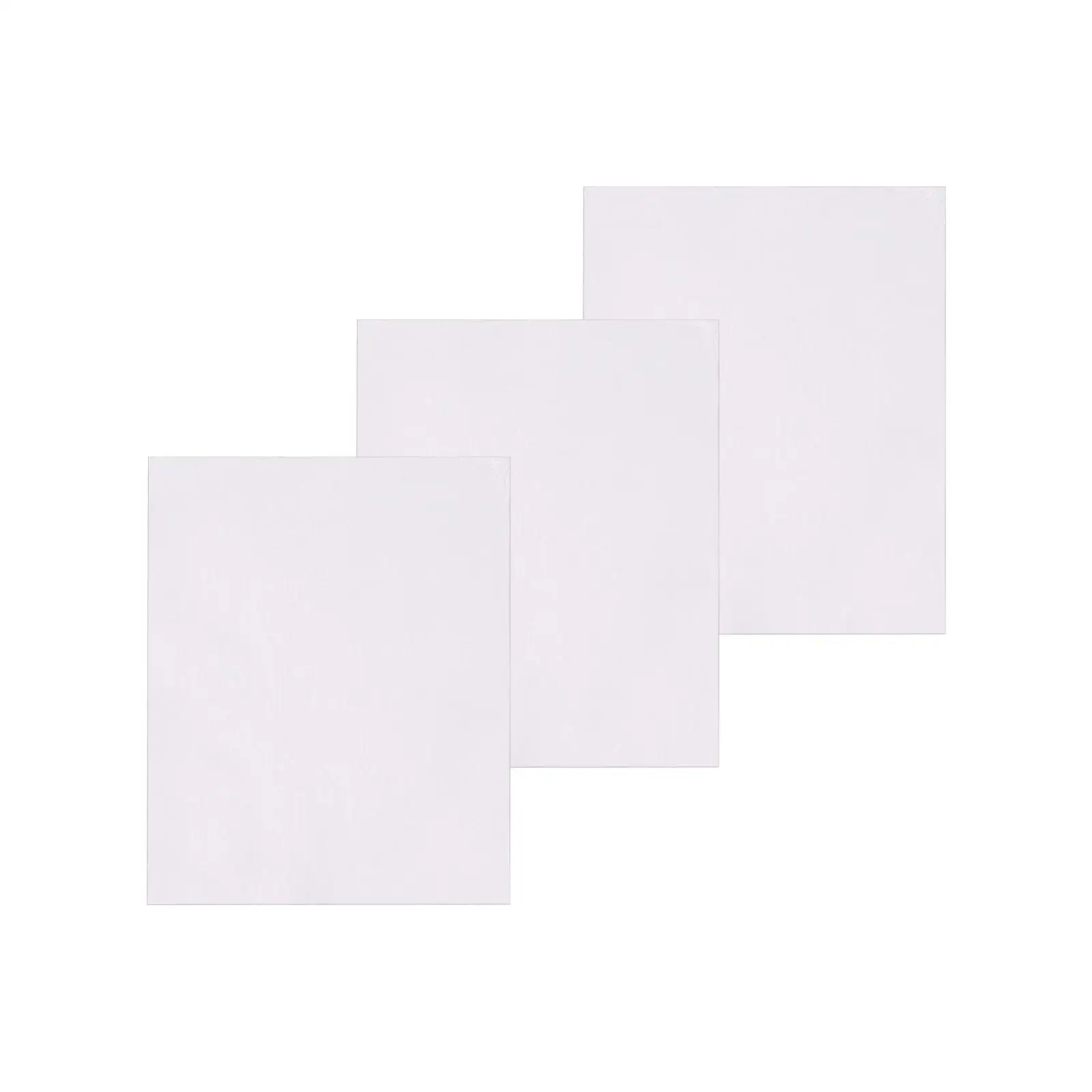 3x Canvas Panels Acrylic Oil Painting Canvas Art Boards Artist Boards Cotton Artist Blank for Painter Oil Painting
