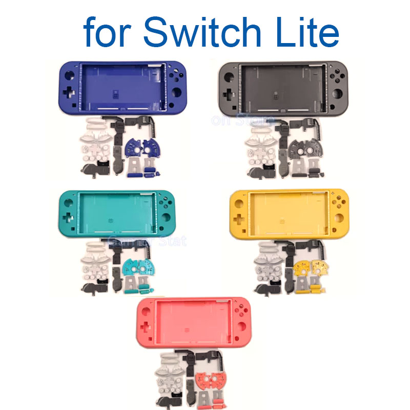 Original Replacement Shell Case Upper Bottom Faceplate for Switch Lite Case Cover NS Game Console Shell Housing TOP