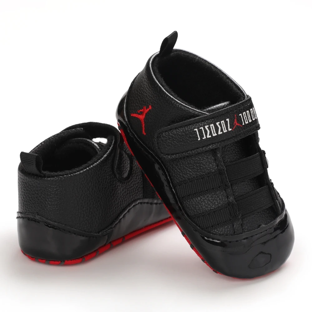0-18M Baby Shoes Boy Basketball Theme Sports Newborn Walking Sneakers Shoes for Birthday 3
