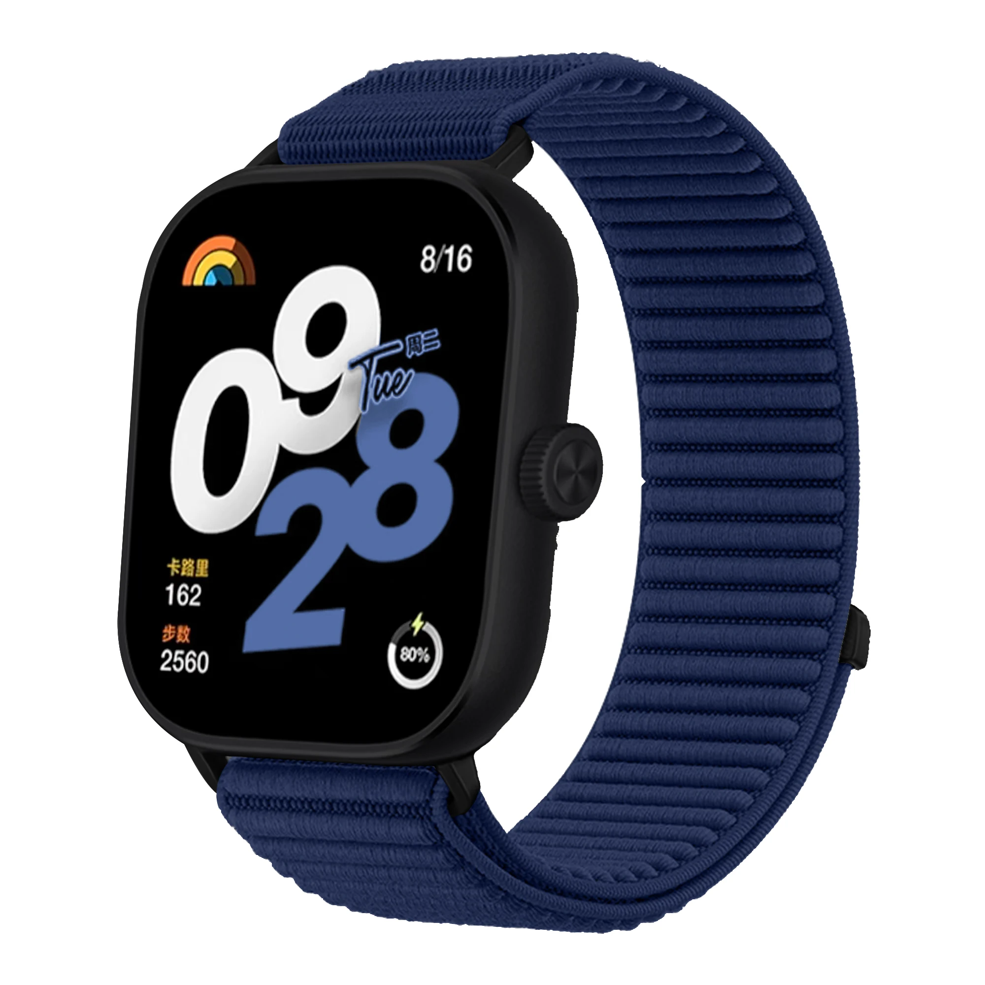 Enhanced Sports Nylon Braided Loop Strap with Metal Head - Versatile Watchband Bracelet Belt