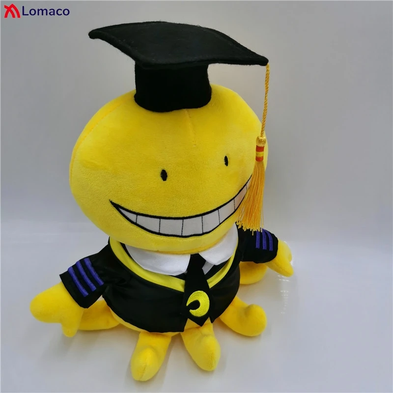 Cute Octopus Doll Korosensei Koro Sensei Teacher Plush Stuffed Dolls Toy Graduate Kids Assassination Classroom Cosplay Accessory