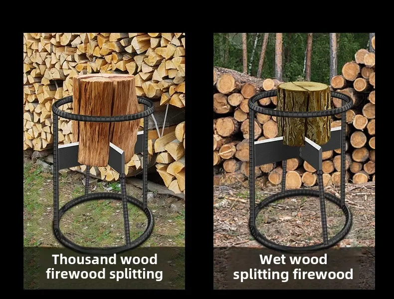 Multi-Functional Log Splitter Tool, Efficient Wood Chopper for Outdoor Use, Perfect for Farm and Home
