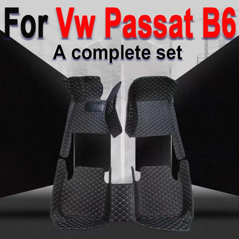 

Автомобильные коврики на заказ для Volkswagen Vw Passat B6 2005-2011 года, экологичные кожаные автомобильные аксессуары, детали интерьера