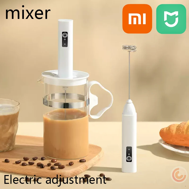 Iconic Brand Rechargeable Electric Egg Beater With Stand Bracket 3 Speeds Adjustable Hand Whisk Drink Mixer Milk Frother for Coffee