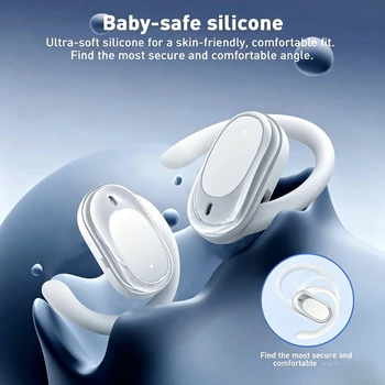 OWS Earphones Over-Ear Open-Ear Wireless Bluetooth Headphones Style Noise Cancellation Rotatable Feature With Mic Portable Audi 5
