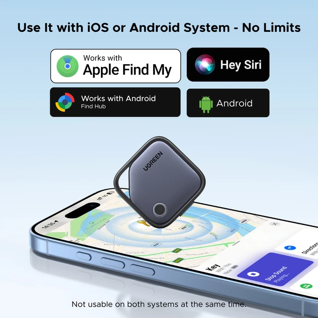 UGREEN Smart Finder For Apple Find My & Find Hub App Android Bluetooth Tracker Card