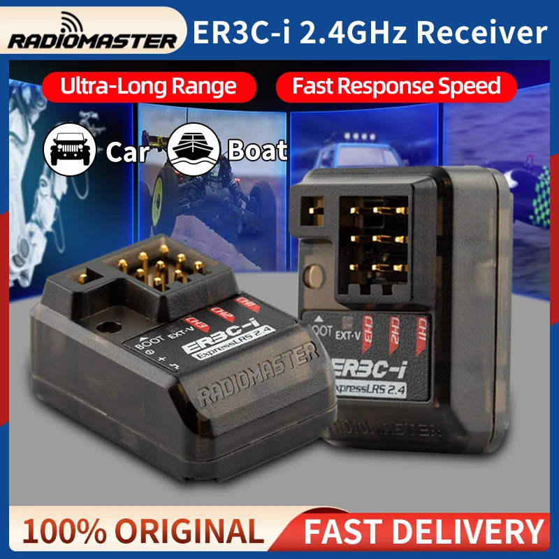 재고 라디오마스터 ER3C-i ExpressLRS 2.4GHz PWM 리시버, ER..