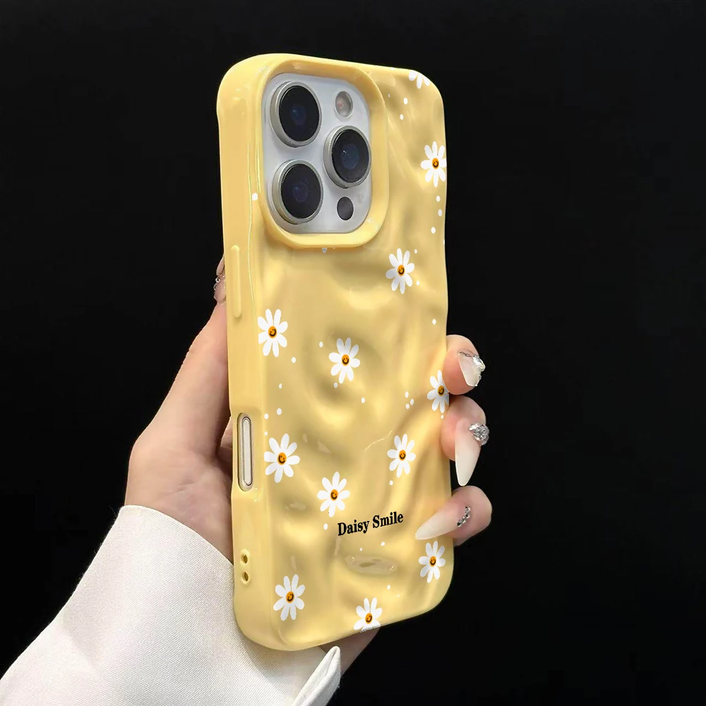 Luxury Daisy Pattern Colorful Soft Shockproof Fashion Phone Case