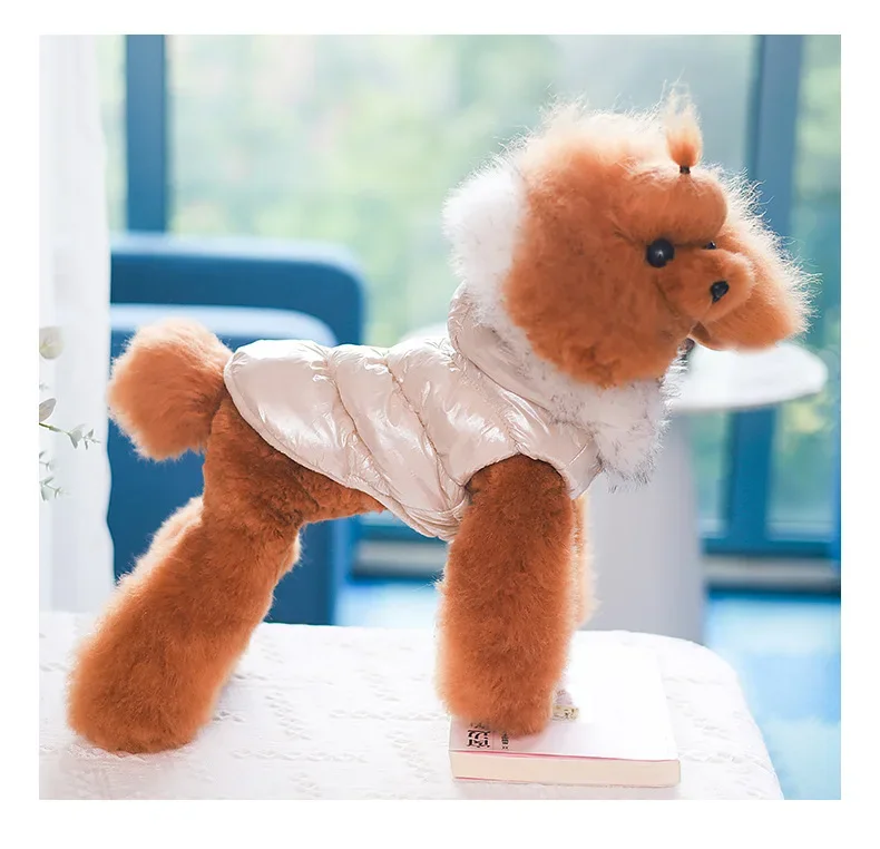 

Soft Warm Dog Clothes Winter Padded Puppy Cat Coat Jacket For Small Medium Dogs Chihuahua French Bulldog Poodle Vest Pet Outfit