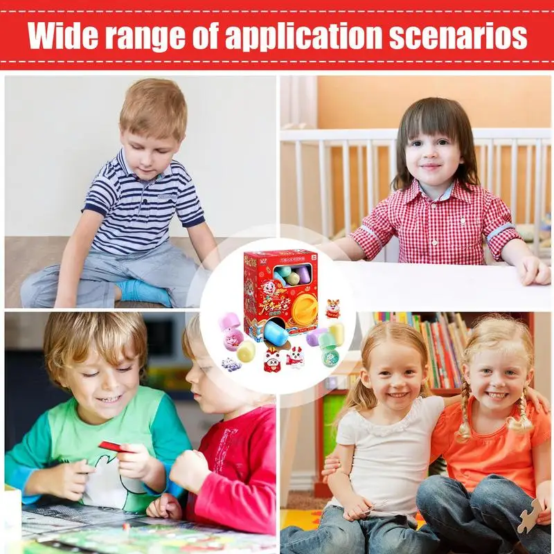 Vending Machine Toys Chinese New Year Children Mini Claw Machine Toys Lucky Egg Twisting Machine Toy Gift for Boys Girls 5