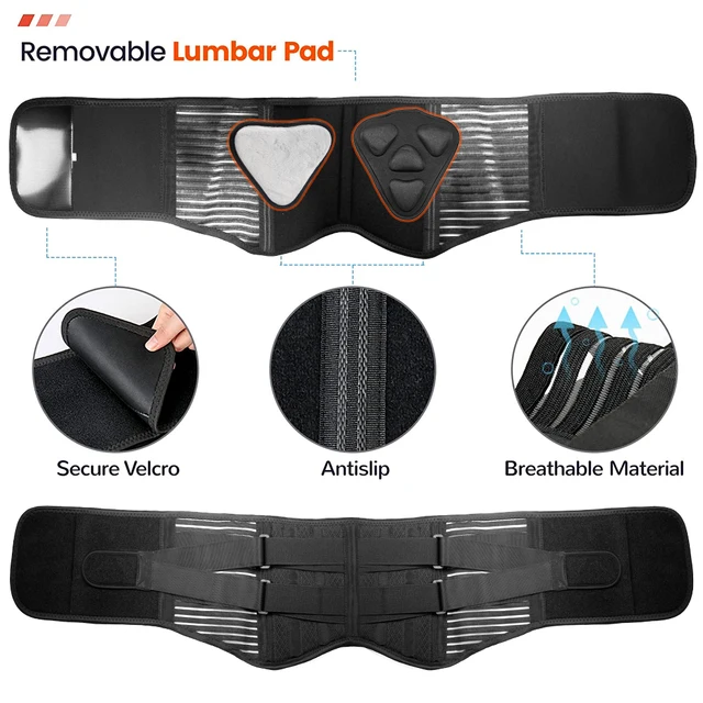 1PCS Lumbar Support Belt for Men & Women - Orthopedic Back Brace for Scoliosis, Herniated Disc, Workout, Posture Correction, Pai 4