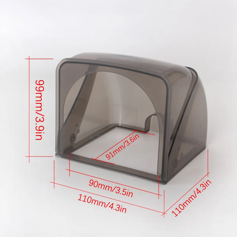 86 Type Outdoor Socket Protective Cover Bathroom Electric Plug Waterproof Cover Power Outlet Rainproof Box Electrical Supplies socket protection cover