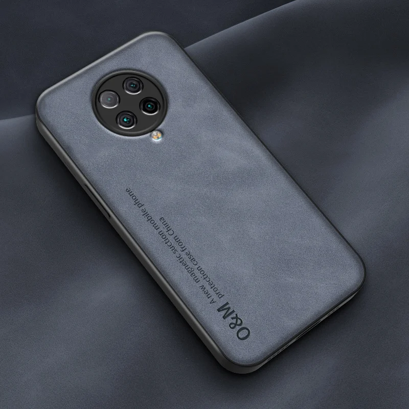 Luxury Magnetic Leather Phone Case with Silicone Protection - Elegant Back Cover
