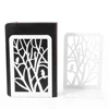 Black Bird on a Branch Desktop Bookends Office Desktop Organizer Book Home Bookend Iron Book Ends Holder Stand Shelf Book rack 3